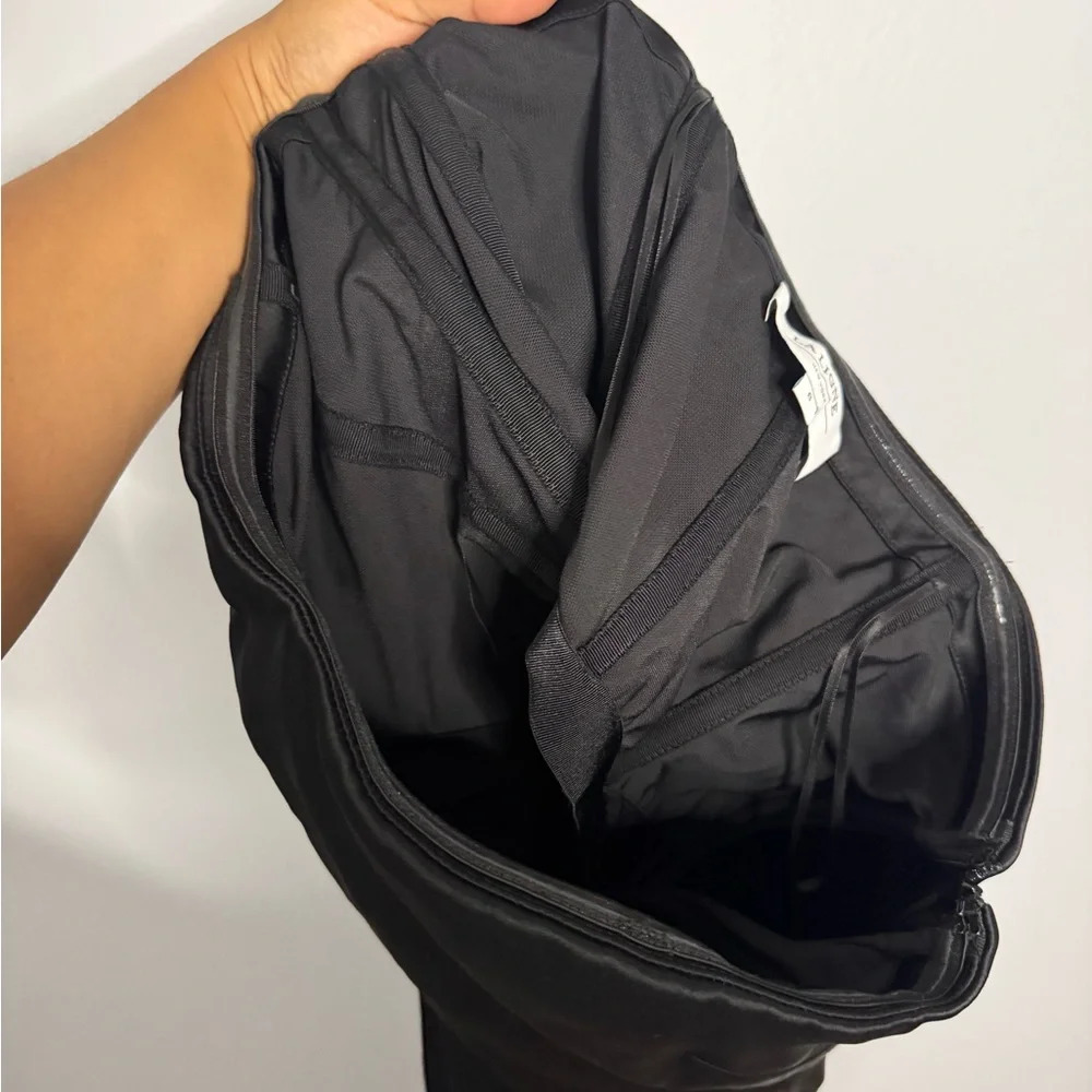 La Ligne Black Strapless Slip Dress with Slit - Picture 6 of 6